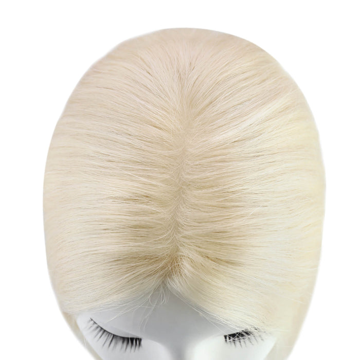 human hair topper,high quality virgin hair extensions,hair topper,women hair topper,wig,hair topper silk base,hair topper human hair,hair extensions,clip in hair extensions,human hair extensions,extensions hair,best hair extensions,blonde hair topper,light yellow hair topper,platinum blonde hair topper,Hair Volumizers,Clip-In Hair Volumizers