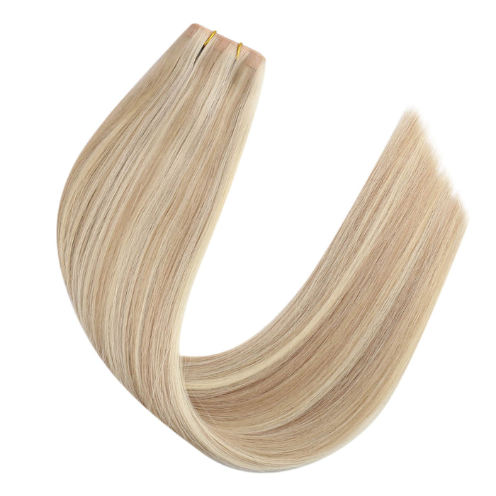 weft hair extensions,hair wefts,blonde hair extensions,XO Invisible weft,XO hair extensions,xo invisible weft extensions,pu wefts hair extensions,20 inch hair extensions,pu hole invisible wefts