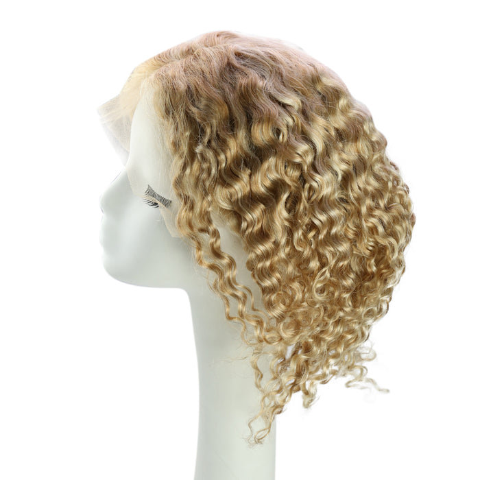 Only $89 [Limited Time Offer] Curly Wig Lace Front Human Wigs with Baby Hair Kinky Curly #12/613